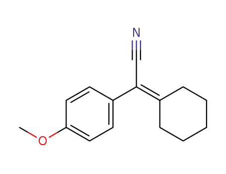 2-cyclohexylidene-2-(4-methoxyphenyl)acetonitrile