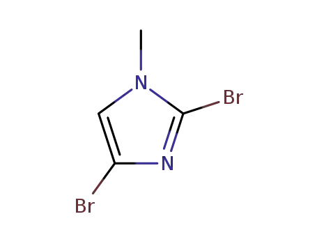 Molecular Structure of 53857-60-6 (2,4-DIBROMO-1-METHYL-1H-IMIDAZOLE)