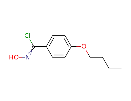 Molecular Structure of 61946-93-8 (4-BUTOXY-2-CHLORO BENZALDOXIME)
