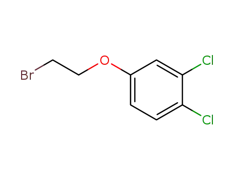 Molecular Structure of 3245-41-8 (2-Bromoethyl-3,4-dichlorophenyl ether)