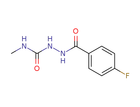 Benzoic acid, 4-fluoro-, 2-[(methylamino)carbonyl]hydrazide