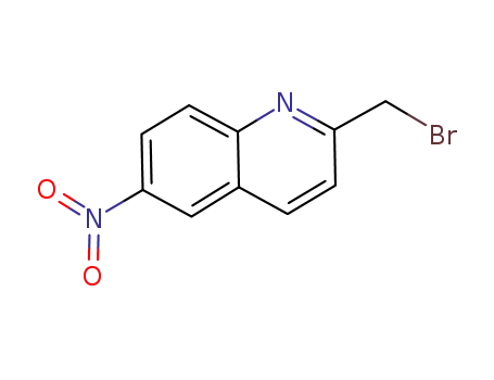 Molecular Structure of 90767-09-2 (2-(BROMOMETHYL)-6-NITROQUINOLINE)