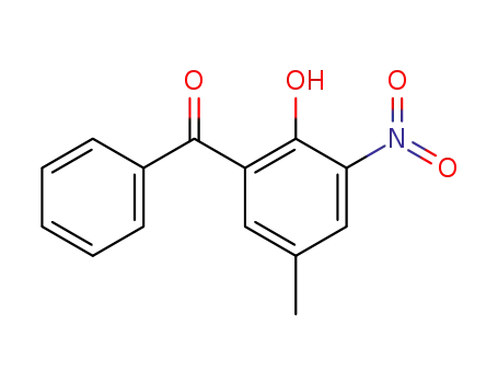 Molecular Structure of 4072-26-8 (Methanone, (2-hydroxy-5-methyl-3-nitrophenyl)phenyl-)