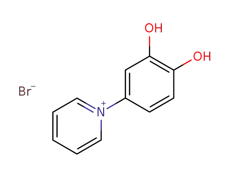 Molecular Structure of 61799-01-7 (1-(3,4-dihydroxyphenyl)pyridinium bromide)