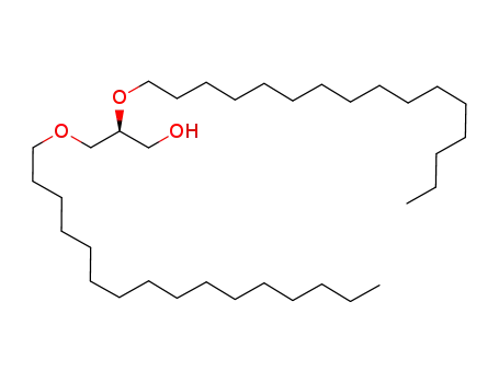 Molecular Structure of 67337-03-5 (1,2-O-DIHEXADECYL-SN-GLYCEROL)
