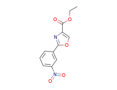 Molecular Structure of 1279818-81-3 (ethyl 2-(4-nitrophenyl)oxazole-4-carboxylate)