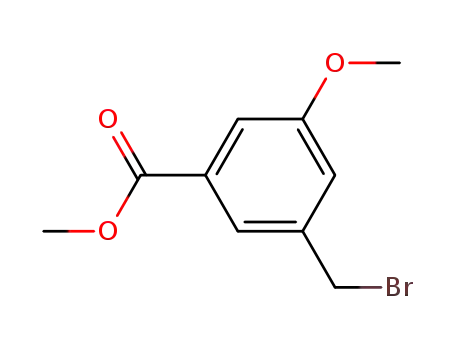 Molecular Structure of 133357-62-7 (METHYL-3-BROMOMETHYL-5-METHOXYBENZOATE)
