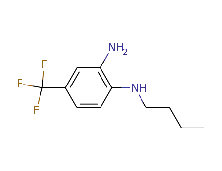 Molecular Structure of 320406-61-9 (N-butyl-4-trifluoromethylbenzene-1,2-diamine)