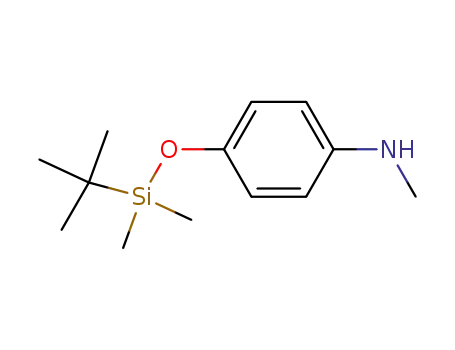 Molecular Structure of 90446-71-2 (4-[(tert-butyldimethylsilyl)oxy]-N-methylaniline)
