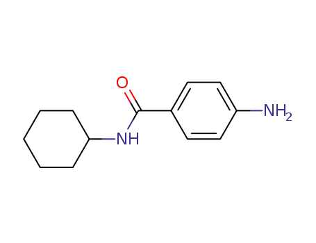 Molecular Structure of 17675-42-2 (4-AMINO-N-CYCLOHEXYLBENZAMIDE)