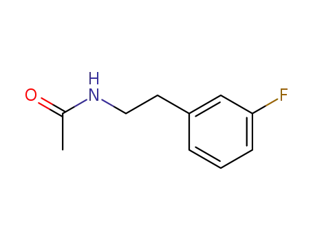Molecular Structure of 125058-99-3 (N-<2-(3-fluorophenyl)ethyl>acetamide)
