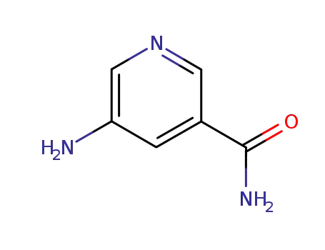 Molecular Structure of 60524-14-3 (5-AMINO-3-PYRIDINECARBOXAMIDE)