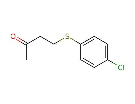 Molecular Structure of 6110-03-8 (2-Butanone, 4-[(4-chlorophenyl)thio]-)