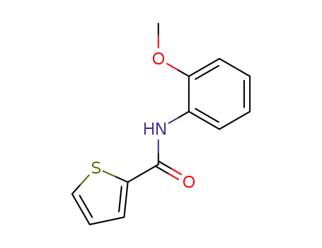 Molecular Structure of 136340-86-8 (N-[2-(methyloxy)phenyl]thiophene-2-carboxamide)