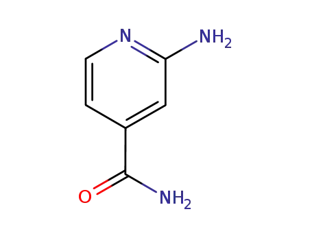 Molecular Structure of 13538-42-6 (2-AMINO-ISONICOTINAMIDE)
