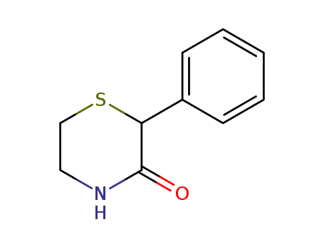Molecular Structure of 70156-57-9 (2-PHENYLTHIOMORPHOLIN-3-ONE)