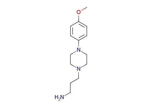 Molecular Structure of 40255-50-3 (3-[4-(4-METHOXYPHENYL)PIPERAZIN-1-YL]PROPAN-1-AMINE)