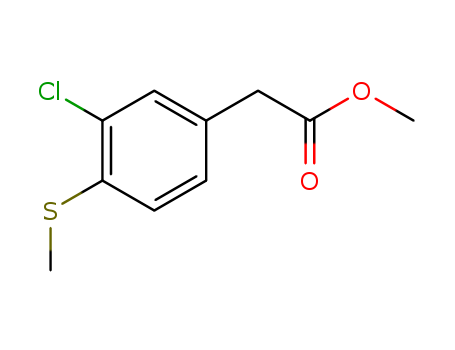 (3-Chloro-4-methylsulfanylphenyl)acetic acid methyl ester
