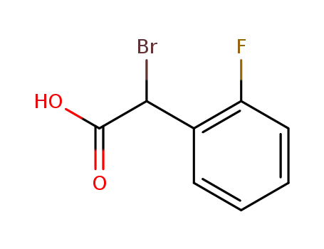 Benzeneacetic acid, a-bromo-2-fluoro-
