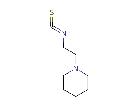 Molecular Structure of 32813-24-4 (2-PIPERIDINOETHYL ISOTHIOCYANATE)