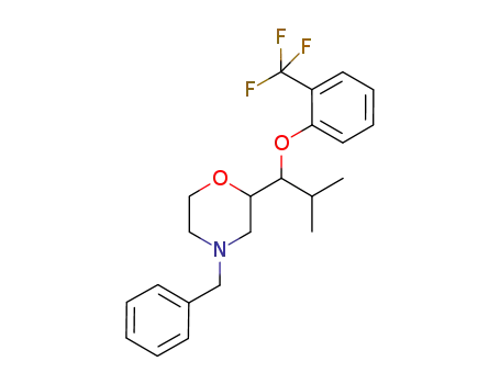Morpholine,
2-[2-methyl-1-[2-(trifluoromethyl)phenoxy]propyl]-4-(phenylmethyl)-