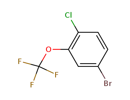 Molecular Structure of 406232-79-9 (5-Bromo-2-chloro(trifluoromethoxy)benzene)