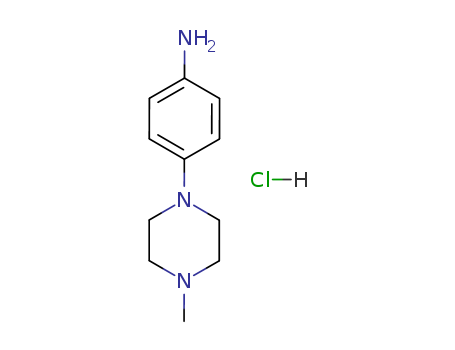 Benzenamine, 4-(4-methyl-1-piperazinyl)-, monohydrochloride