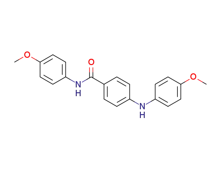 Molecular Structure of 600170-72-7 (Benzamide, N-(4-methoxyphenyl)-4-[(4-methoxyphenyl)amino]-)