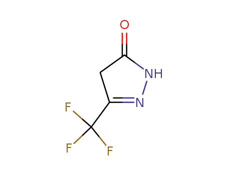 Molecular Structure of 401-73-0 (3-(Trifluoromethyl)-2-pyrazolin-5-one)