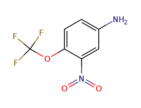 Molecular Structure of 2822-50-6 (3-NITRO-4-(TRIFLUOROMETHOXY)ANILINE)