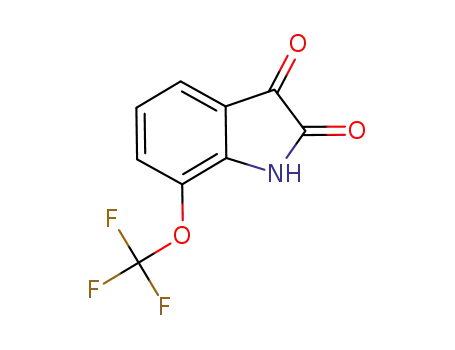 Molecular Structure of 149125-30-4 (7-TRIFLUOROMETHOXY-ISATIN)