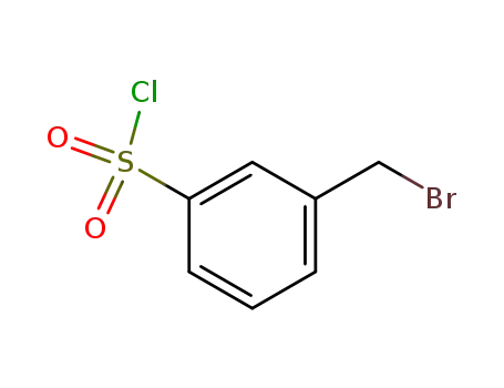 Molecular Structure of 148583-69-1 (3-Bromomethylbenzenesulfonyl chloride)