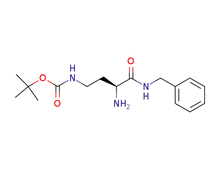 Molecular Structure of 456527-46-1 (tert-butyl (S)-(3-amino-4
-(benzylamino)-4-oxobutyl)carbamate)