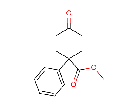 Molecular Structure of 75945-90-3 (Methyl 4-oxo-1-phenylcyclohexanecarboxylate)