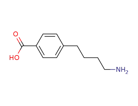Molecular Structure of 15473-90-2 (Benzoic acid, 4-(4-aminobutyl)-)