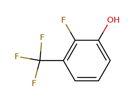 Molecular Structure of 207291-85-8 (2-FLUORO-3-(TRIFLUOROMETHYL)PHENOL)