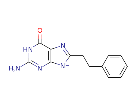 6H-Purin-6-one,2-amino-1,9-dihydro-8-(2-phenylethyl)- cas  14937-67-8