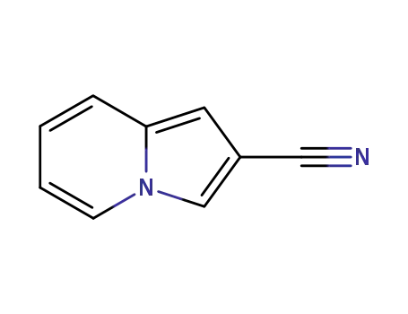 Molecular Structure of 153274-67-0 (indolizine-2-carbonitrile)