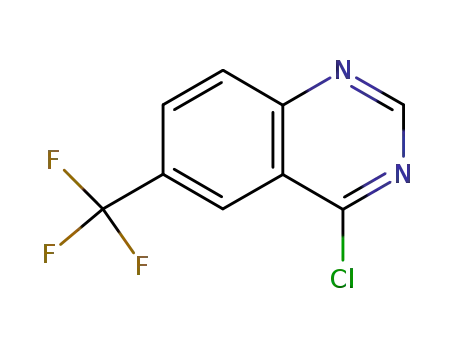 Molecular Structure of 16499-64-2 (4-chloro-6-(trifluoromethyl)quinazoline)