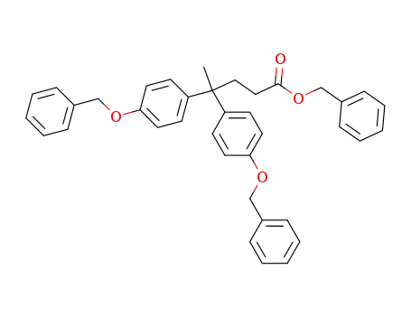 benzyl 4,4-bis[4-(benzyloxy)phenyl]pentanoate