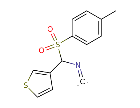 Molecular Structure of 263389-44-2 (α-(p-Tolylsulfonyl)-a-(thien-3-yl)methyl)isocyanide)