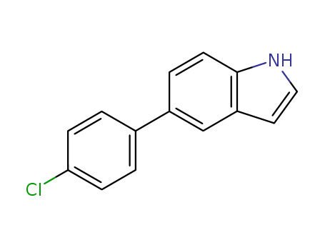1H-Indole, 5-(4-chlorophenyl)-(163105-64-4)