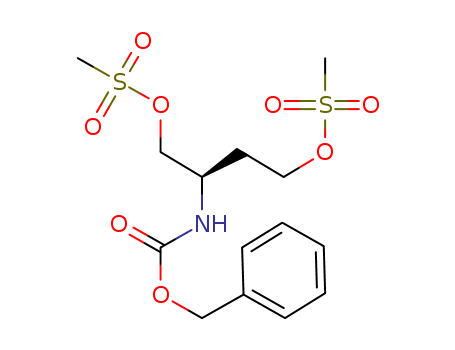Carbamicacid, [(1R)-3-[(methylsulfonyl)oxy]-1-[[(methylsulfonyl)oxy]methyl]propyl]-,phenylmethyl ester (9CI)