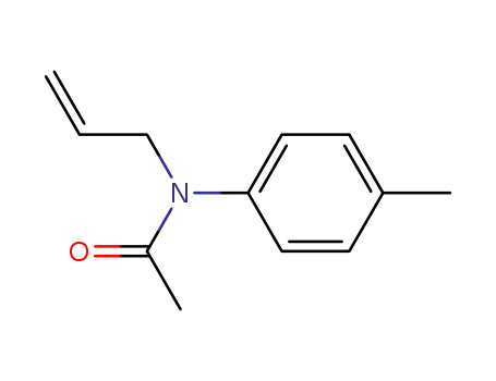 Molecular Structure of 128884-49-1 (Acetamide, N-(4-methylphenyl)-N-2-propenyl-)
