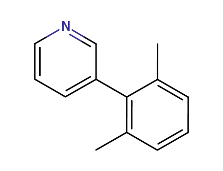Molecular Structure of 157402-43-2 (Pyridine, 3-(2,6-dimethylphenyl)-)