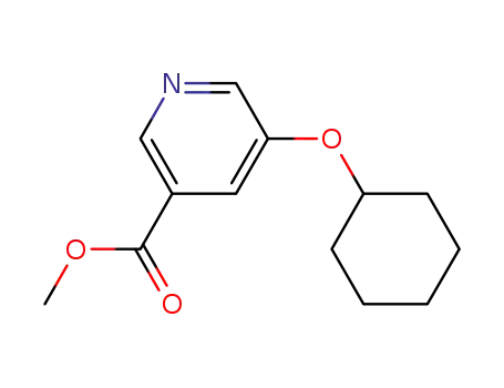 3-Pyridinecarboxylic acid, 5-(cyclohexyloxy)-, methyl ester