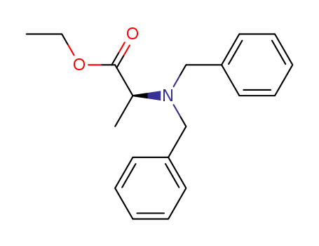 Molecular Structure of 171815-89-7 ((S)-ethyl 2-(dibenzylamino)propanoate)