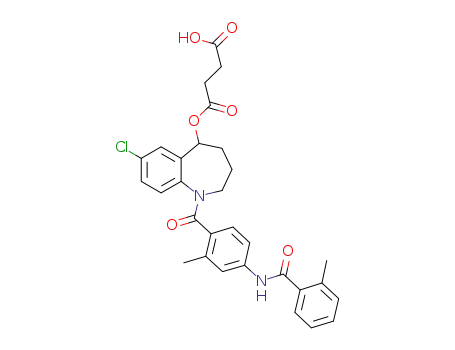 {7-chloro-1-[2-methyl-4-(2-methyl-benzoylamino)-benzoyl]-2,3,4,5-tetrahydro-1H-benzo[b]azepin-5-yl} succinate