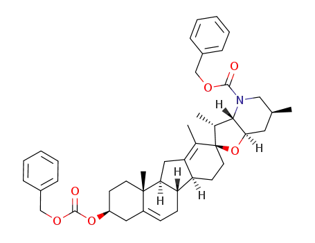 Molecular Structure of 1037210-08-4 (bis-CBz-cyclopamine)