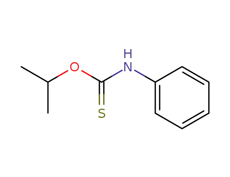 Molecular Structure of 2150-31-4 (O-propan-2-yl phenylcarbamothioate)